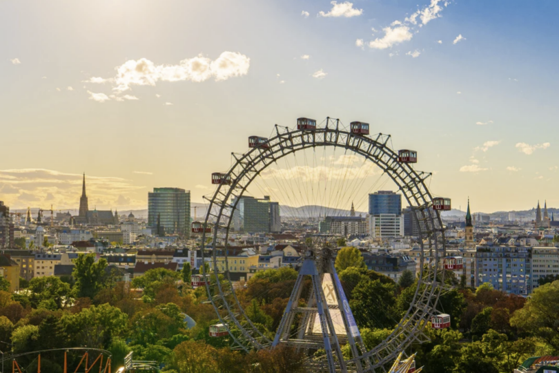 Das Wiener Riesenrad.