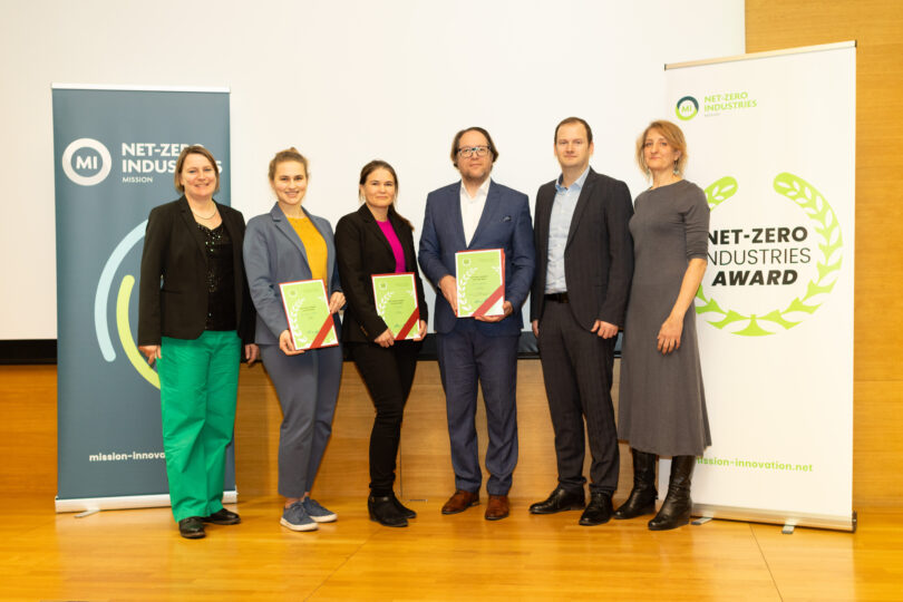 Die österreichischen Gewinner:innen des NIM Awards wurden bei der Veranstaltung „Klimafitte Industrie: Forschung und Entwicklung für die Industrie der Zukunft“ in Linz am 28. Jänner 2025 geehrt.